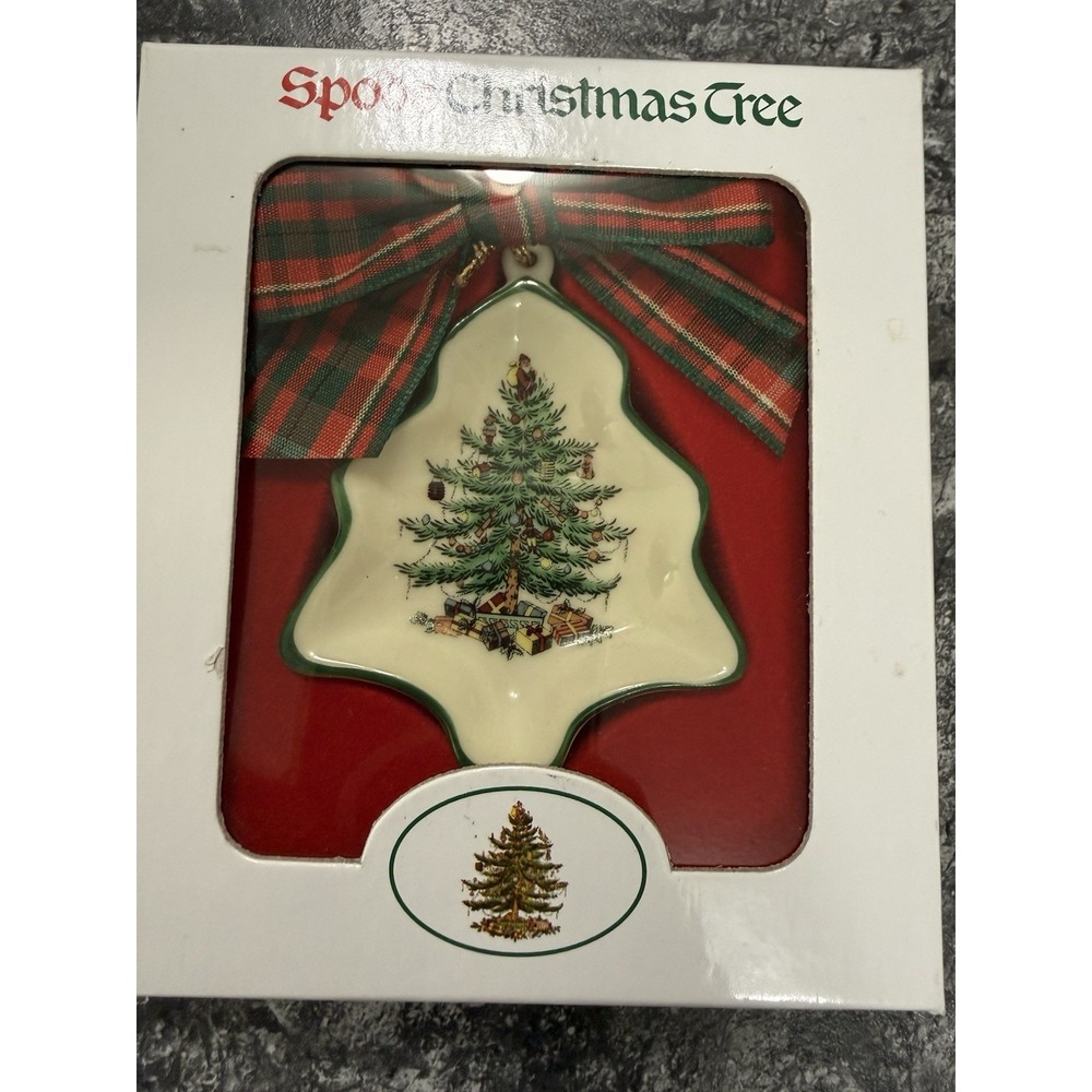 Spode Christmas Tree‎ Miniature Tree Tray Ornament